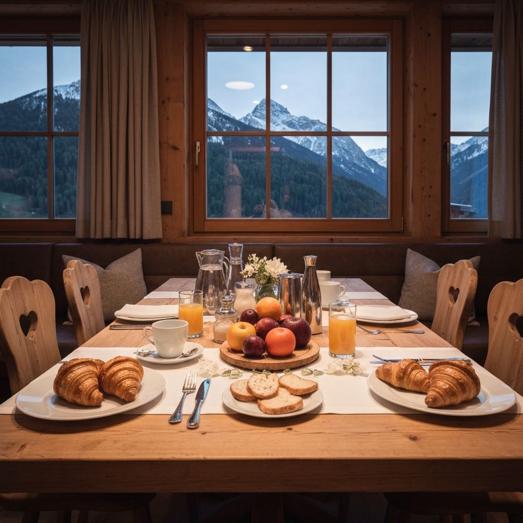Petit-déjeuner de montagne